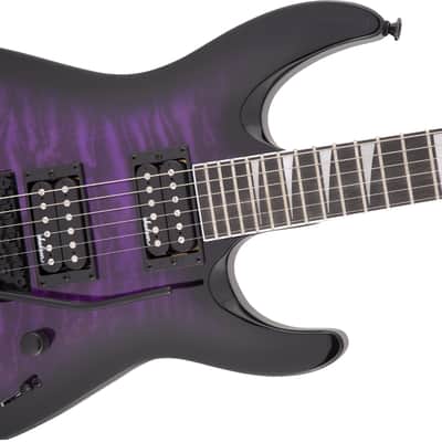 Jackson JS32Q Dinky Arch Top Transparent Purpleburst Electric Guitar image 7