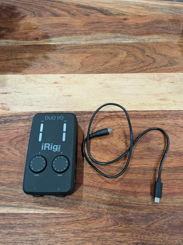 IK Multimedia iRig Pro Duo I/O 2-Channel Mobile Audio Interface 2020 - Present - Black