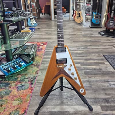 Epiphone '58 Korina Flying V 1999- Korina- made in korea -new wiring image 1