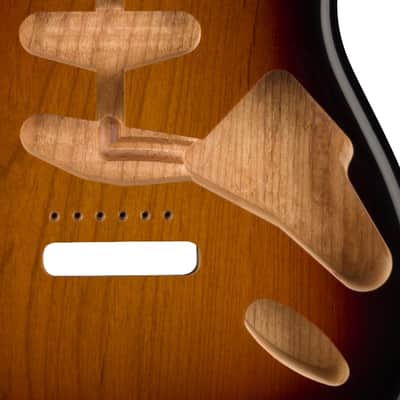 Fender Classic Series 60's Stratocaster SSS Alder Body Vintage Bridge Mount, 3-Color Sunburst image 12