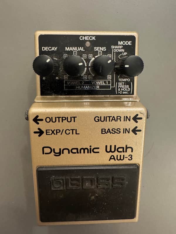 Boss AW-3 Dynamic Wah Guitar Pedal Only image 1