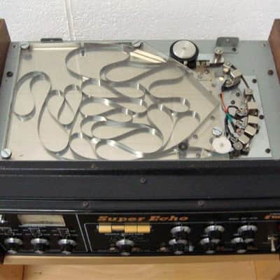 Evans SE-810 Super Echo Tape Delay Echo Reverb Unit 1978 Black / Chrome image 3