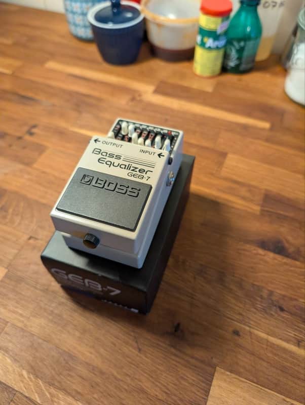 Boss GEB-7 Bass Equalizer (Silver Label) 1995 - Present - Gray image 1