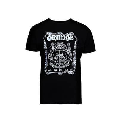 Orange Amplifiers Whiskey Crest T-Shirt - Black, 3XL