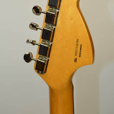 2022 Fender Kurt Cobain Jag-Stang Left-Hand Electric Guitar, Rosewood Fingerboard, Fiesta Red w/ Bag image 7