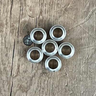 Unbranded Tuner ferrules bushings Gibson Epiphone Mosrite Martin 1960's - Metal image 5