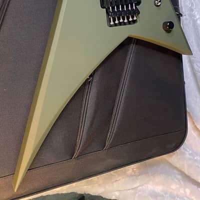 NEW! Jackson American Series Rhoads RR24 - Ebony Fingerboard  - Floyd Rose - Matte Army Drab - Authorized Dealer image 7