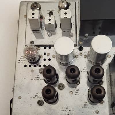 McIntosh MX110 Z Stereo Tube Preamp Tuner Receiver 1962 - 1969 - Silver image 5
