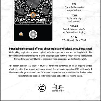 Coppersound Pedals Foxcatcher Fusion Series image 2