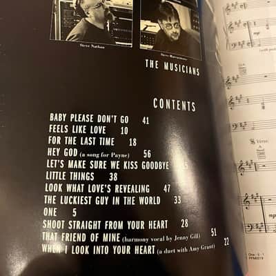 Vince Gill Let's Make Sure We Kiss Goodbye Piano, Vocal & Guitar Book image 2