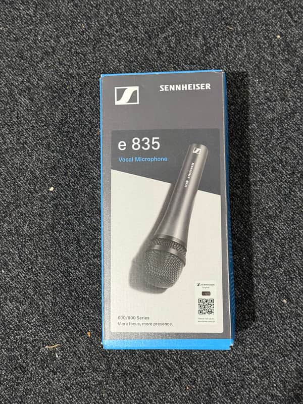 Sennheiser e835 Handheld Cardioid Dynamic Vocal Microphone 1998 - Present - Dark Grey image 1