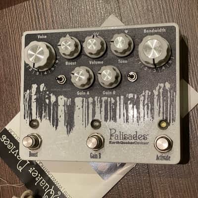 EarthQuaker Devices Palisades Mega Ultimate Overdrive V2 Limited Edition 2017 - Present - Black Texture / White Print image 2