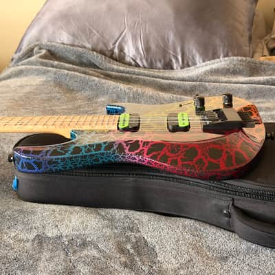 Kiesel Osiris Multiscale OM6 6-String Electric Guitar Crackle Finish USA American Fanned Frets 2020 image 9