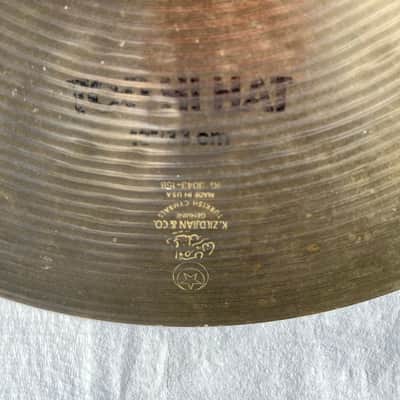 Zildjian 13" K Series "EAK" Hi-Hat Cymbal (Top) 1982 - 1988 - Traditional image 3