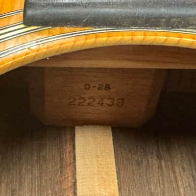 Martin D28 1967 Natural Brazilian Rosewood image 12