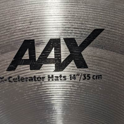 Sabian 14" AAX X-Celerator Hi-Hat Cymbals (Pair) 2005 - 2018 - Natural image 19
