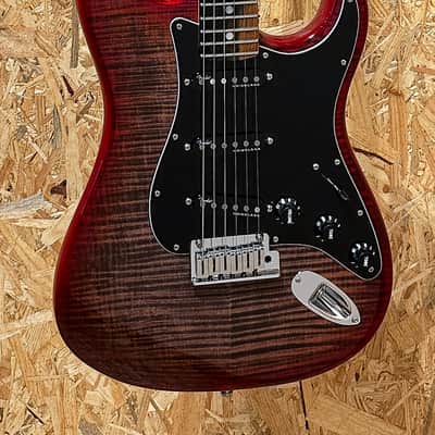 Pre Owned Fender 2022 Limited Edition American Ultra Stratocaster - Umbra Burst, Ebony Inc. Case image 3
