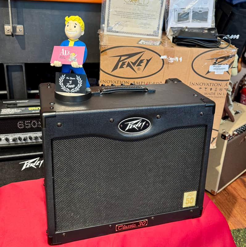 Peavey 50 ANNIVERSARY Made in USA  CLASSIC  30 COMBO 1x12” - Black image 1