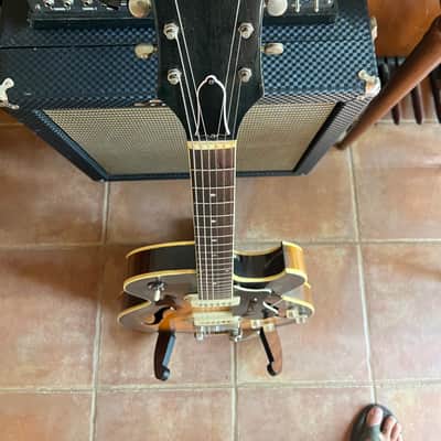 1957 Guild T-100D Slim Jim Thinbody Archtop Starfire electric guitar and HSC image 5