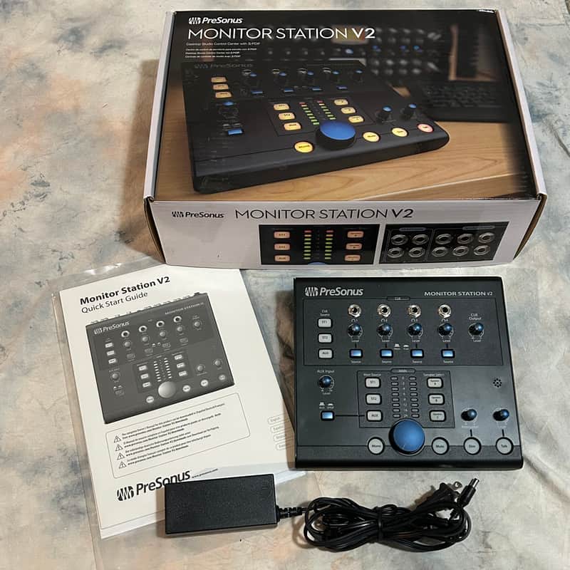 PreSonus Monitor Station V2 Desktop Monitor Controller 2014 - Present - Black image 1