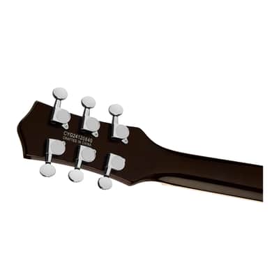 Gretsch G5230T Electromatic Jet FT Single Cut Electric Guitar with Bigsby Mahogany Body Maple Top and Chrome Hardware (Orange Stain) image 5
