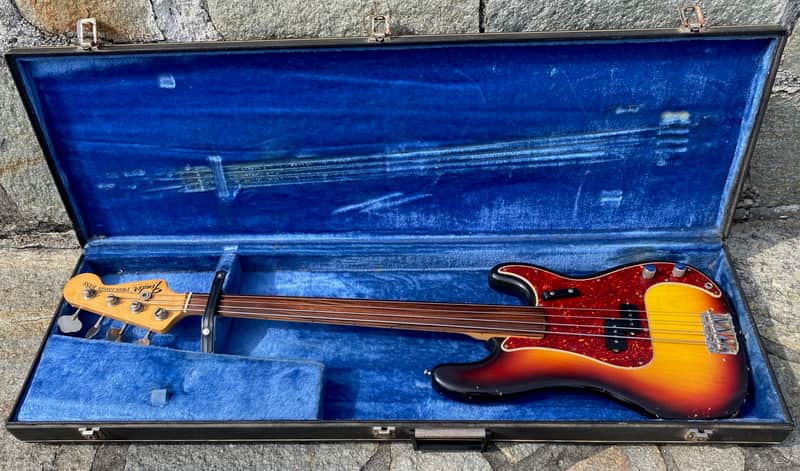 Fender Precision Bass Fretless 1972 - Sunburst - Rosewood