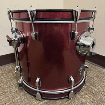 Ludwig Questlove Breakbeats Bass Kick Drum 16x14" Wine Red Sparkle image 6