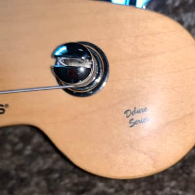 Fender 2007 Deluxe Active Jazz Bass , With Fender Noiseless Pickups MIM  electric bass guitar black image 3