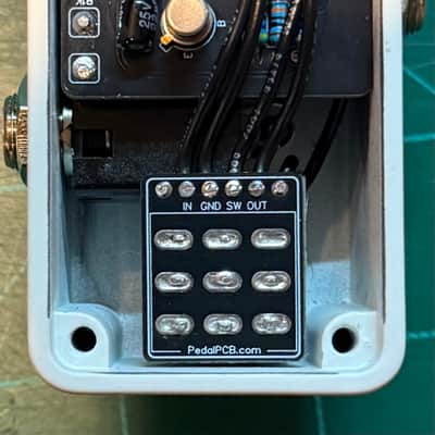 Mini Hand-Built clone BC108 Fuzz Sunface Powder coated white with 2k satin clear coat image 6