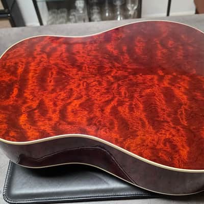 Gibson J-45 Custom 1 of 40 Quilt Bubinga USA Custom Shop J45 Quilted Figured Limited Edition Honeyburst Acoustic Guitar LR Baggs image 3