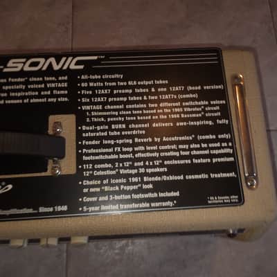 Fender Super-Sonic Head 2-Channel 60-Watt Guitar Amp Head - Blonde image 7