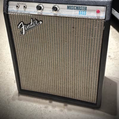 1973 Fender Music Master Bass Silverface Amplifier image 4