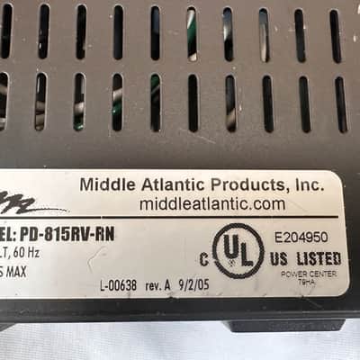 Middle Atlantic Products Power PD-815RV-RN - four available image 3