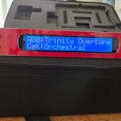 Korg Trinity TR Rackmount 32-Voice Polyphonic Workstation 1998 - Red Reface Mod