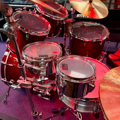 Yamaha Yamaha Birch Custom Absolute Drum Kit Wine Red - Wine Red imagen 2