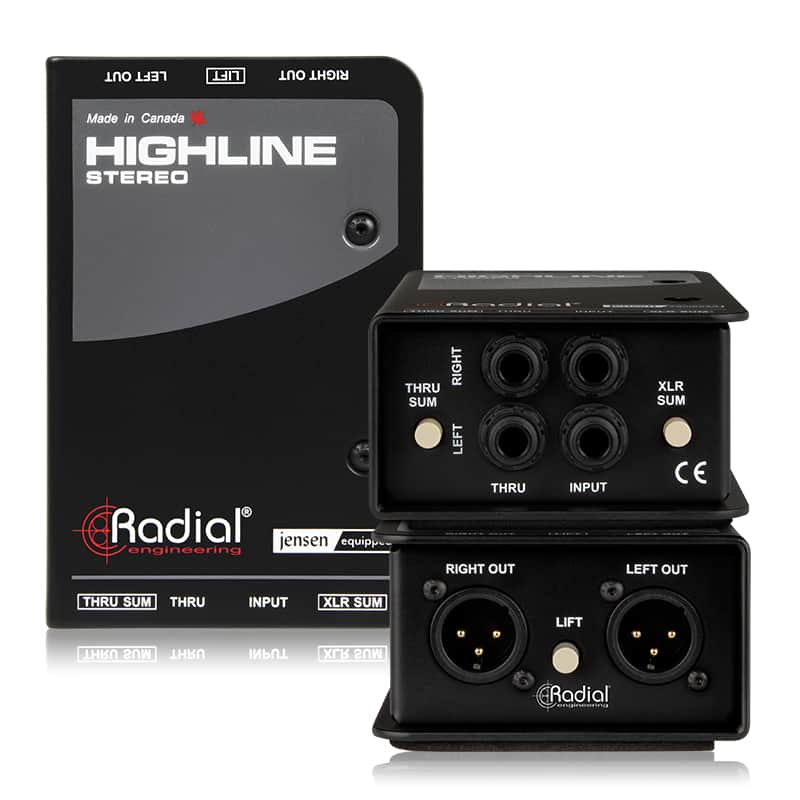 Radial Engineering Highline Stereo Passive Line Isolator *AUTHORIZED DEALER image 1