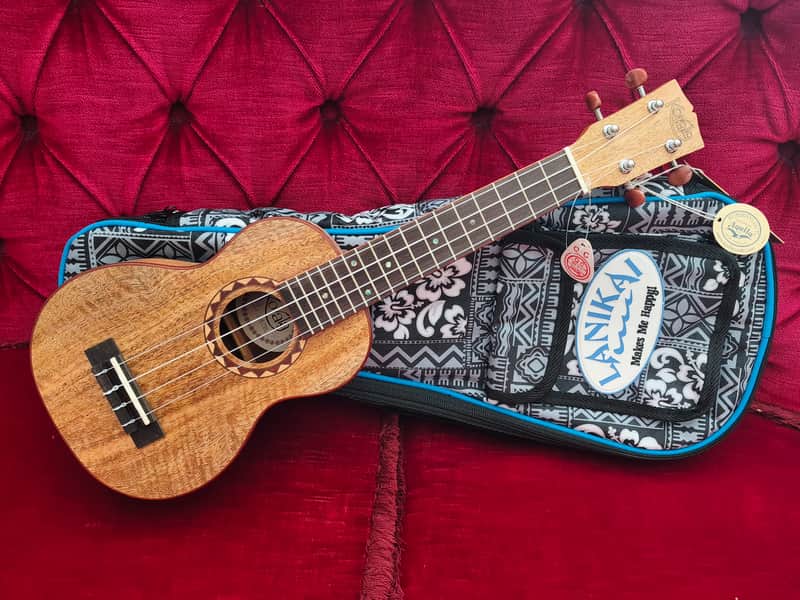 Korala UKS-750 Mango Soprano Ukulele – Solid Top – NEW in Box + Lanikai Gig Bag image 1