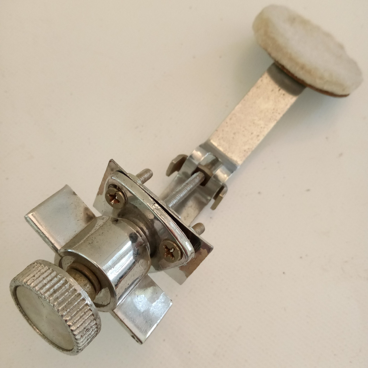 Tama Imperialstar White-Felt Muffler Vintage70s One-Touch Quick Release Star MIJ — main photograph