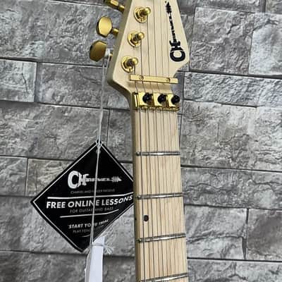 Charvel #2969431558 - Pro-Mod DK24 HH FR M Mahogany with Quilt Maple, Maple Fingerboard, Dark Amber image 9