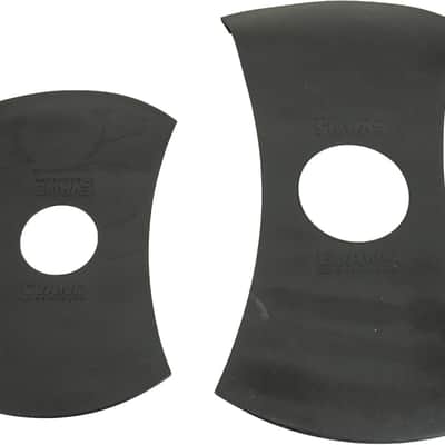 Evans SoundOff Rock Drum Mute Pack 10 12 14 16 22 Hi-Hat Cymbal Mutes - Black image 2