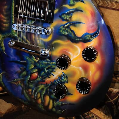 Gibson Custom Shop Hand Painted LP one of a kind crafted image 3