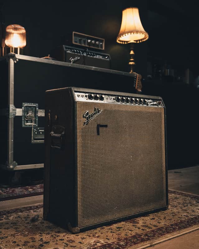 1966 Fender Super Reverb 2-Channel 40-Watt 4x10" Guitar Combo 1963 - 1967 - Black Panel Bild 1