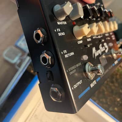 EBS MicroBass 3 Bass Preamp 2019 - 2021 - Black image 2