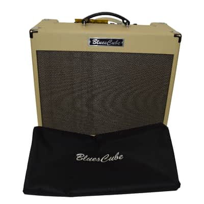 Roland Blues Cube Stage 1x12" 60-Watt Guitar Combo Amp, Blonde w/ Cover image 1