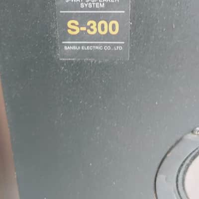 Pair of Vintage Sansui S-300 3-Way Home Stereo Speakers image 18