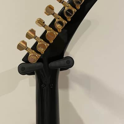 Rare Fernandes EX-85L Left Handed 1984 - Black - Explorer - Lightning Bolt Inlays - Set Neck - Made In Japan MIJ image 9