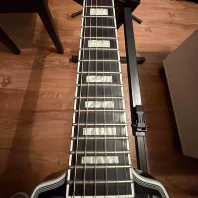 2015 Epiphone Brent Hinds Flying V – Black & Gold - Pre-Production Mistake Prototype. Believed to have been handled by Brent Himself image 6