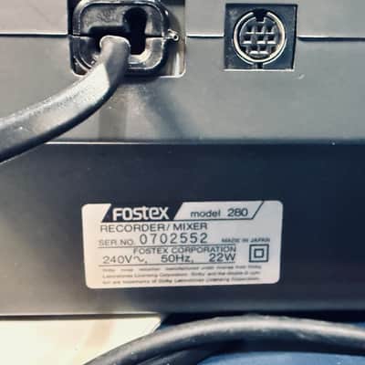 Fostex 280 Multitrack Analog Cassette Recorder 4-Track - Fully working with manual image 8