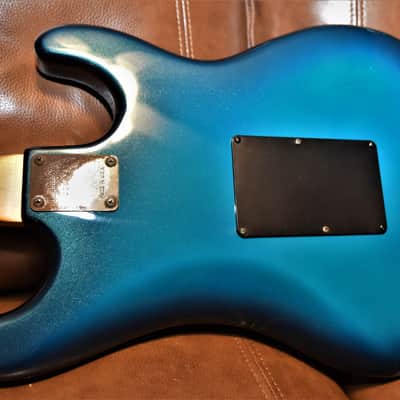 Kramer Pacer Deluxe Custom Lefty 1983 - Metallic Blueburst image 9