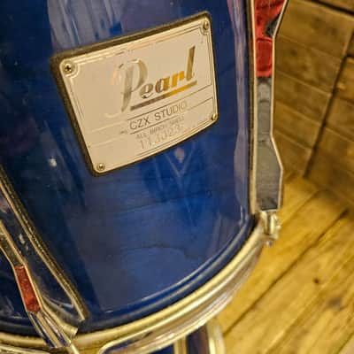 Drum Kit Pearl CZX Studio Birch, Sheer Blue USED! RKCZX270825 image 4